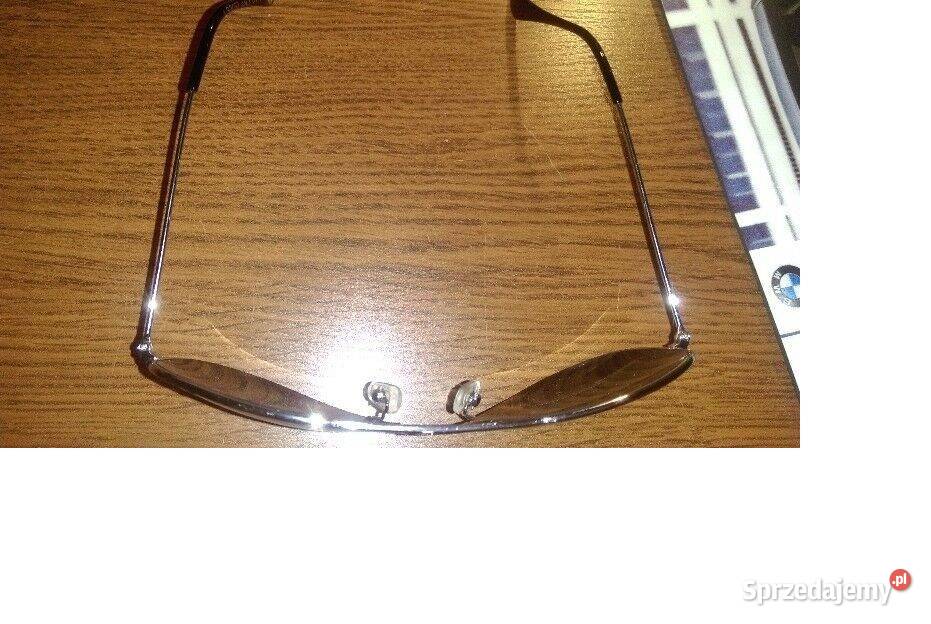 Okulary RayBan lustrzanki srebrne NOWE damskie Kraków