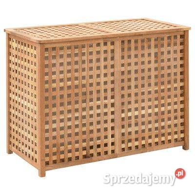 vidaXL Kosz na pranie 875x46x67 lite drewno Warszawa