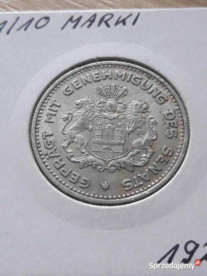 110 Marki Hamburg 1923 r Notgeld Konin