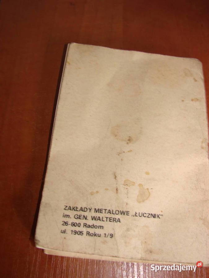 Łucznik 720 Instrukcja obsługi