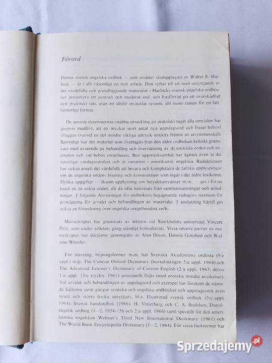 Słownik szwedzko angielski