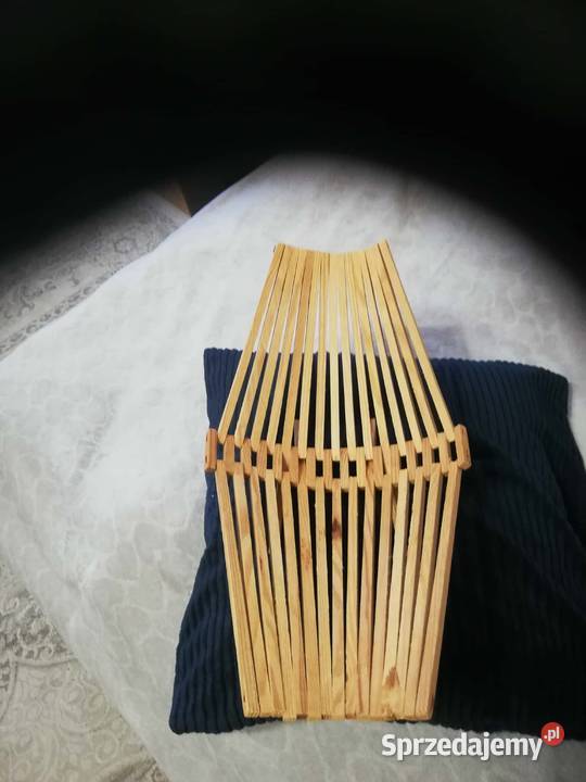 Gazetnik składany drewniany mazowieckie