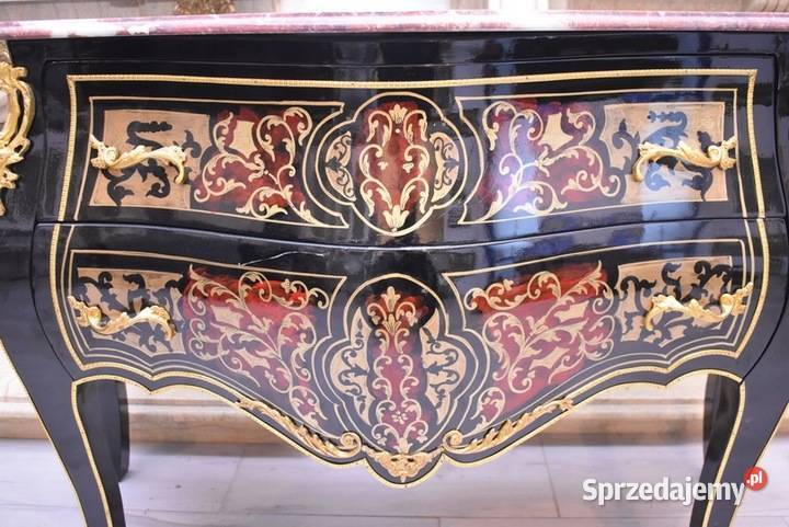 Królewska Komoda Szafa Boulle Liczne Zdobienia Meble Kraków