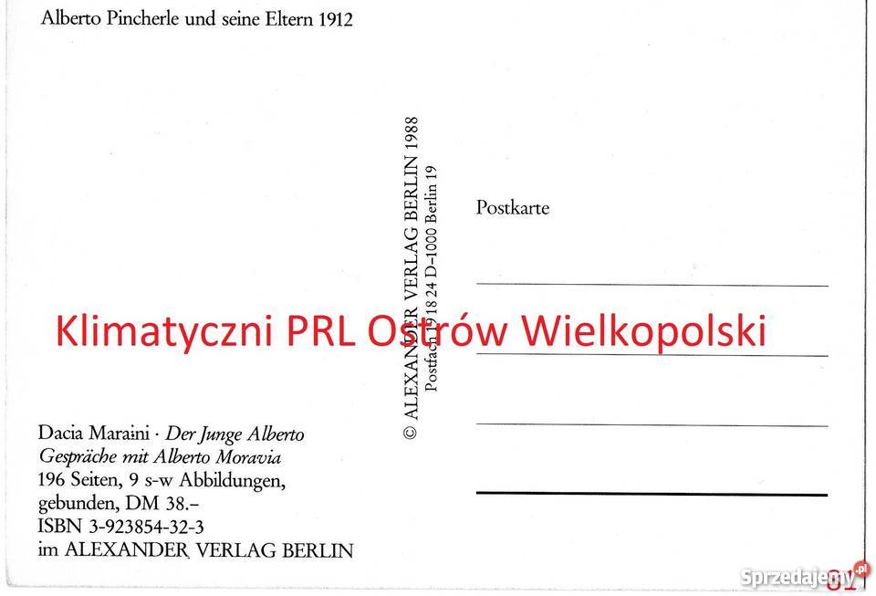Alberto Pincherle und seine Eltern 1912 Post Bielsko-Biała