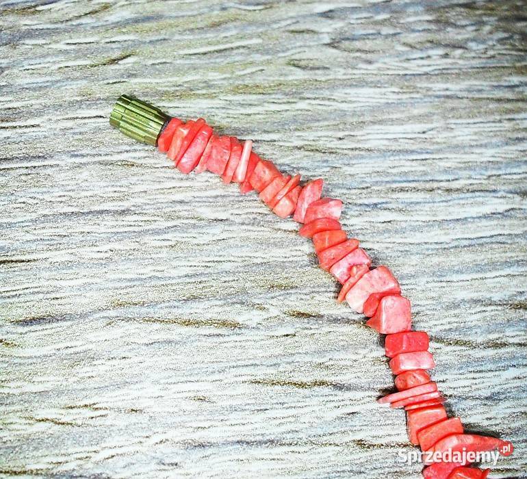 Korale czerwone naturalne patyczki sieczka 38 Gliwice