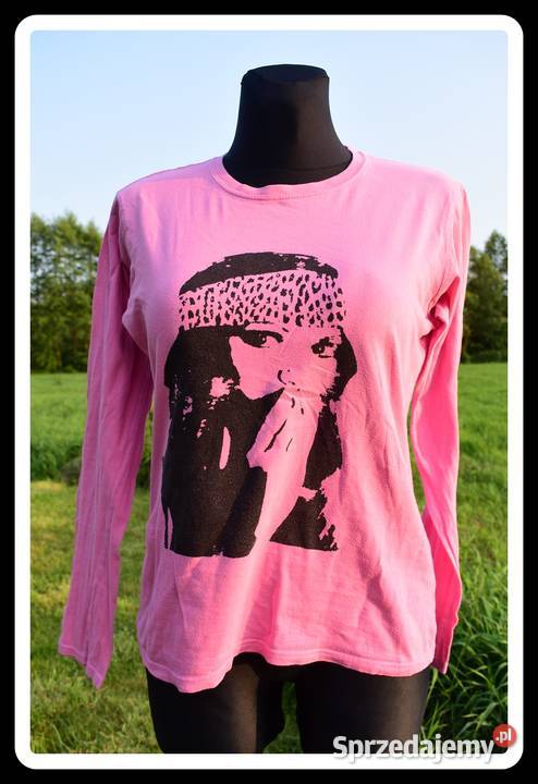 Różowa bluzka Gildan 40 L 42 XL longsleeve Płock