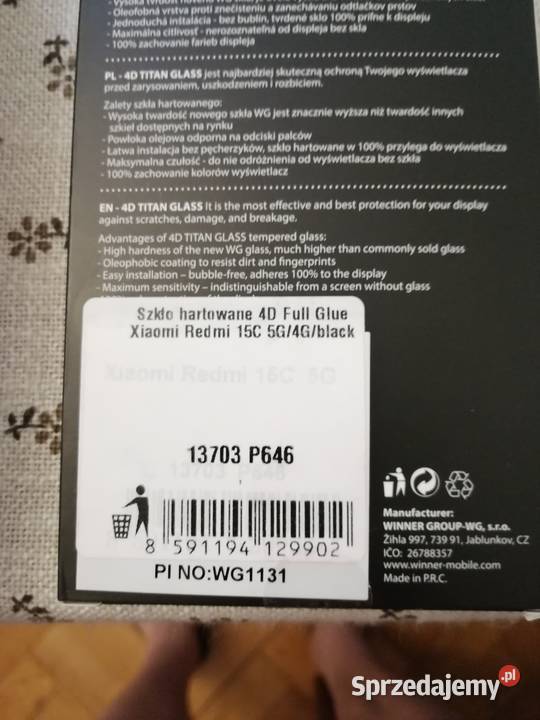SMARTFON REDMI 15C TYTAN GLAS Redmi Warszawa