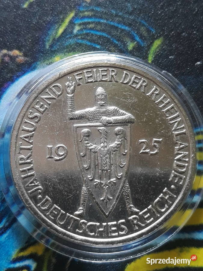 3 Marki Weimar 1925 rmen E Rycerzrzadkość wielkopolskie Konin