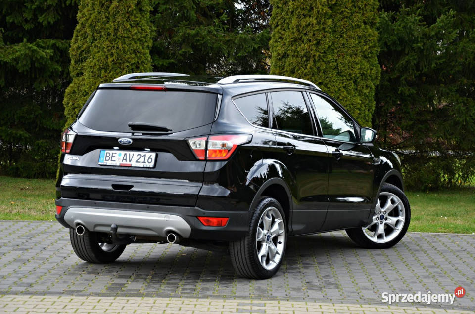 Ford Kuga 20TDCI 150 Opłacony Serwis Koniecznie czarny Kuga Ostrów Mazowiecka
