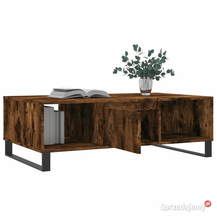 Stolik kawowy przydymiony dąb 104x60x35 WM827097