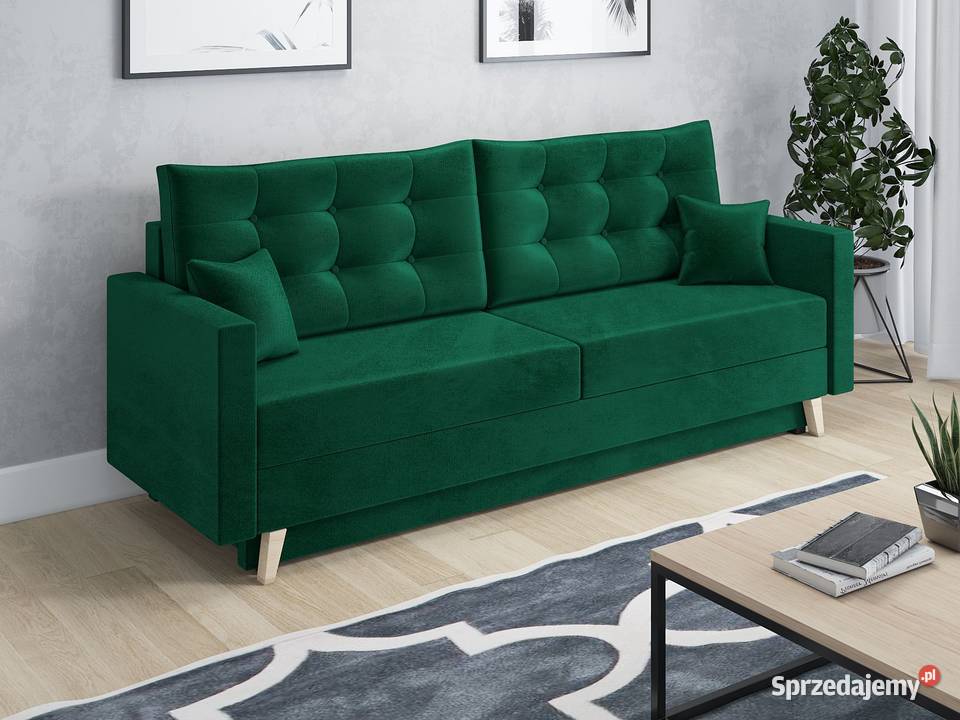 Sofa, Kanapa Skandynawska OSLO II z Funkcją Spania. Na bonel