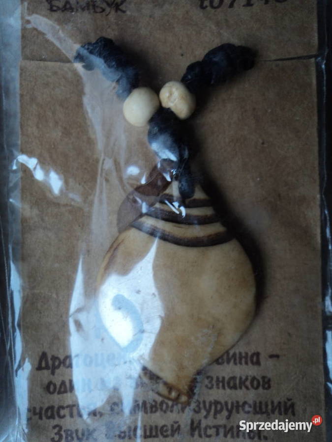 Tybetańskie amulety z kości jaka Ręcznie sprzedam