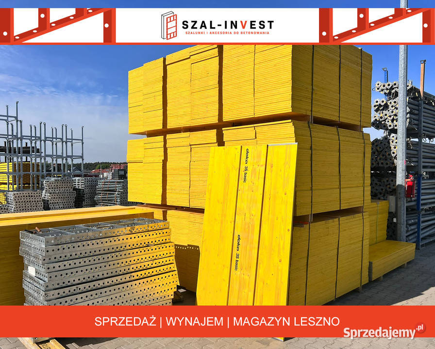 Podpory Stemple 36 m NOWE Strop Szalunek Leszno sprzedam