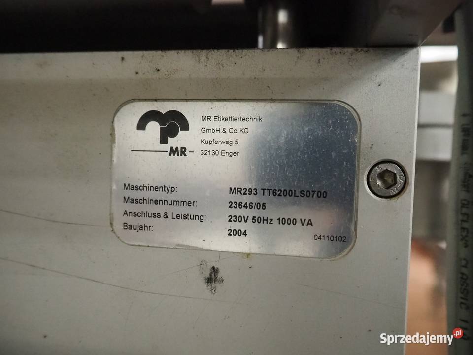 Termoformierka z etykieciarka Multivac R 530 Krotoszyn