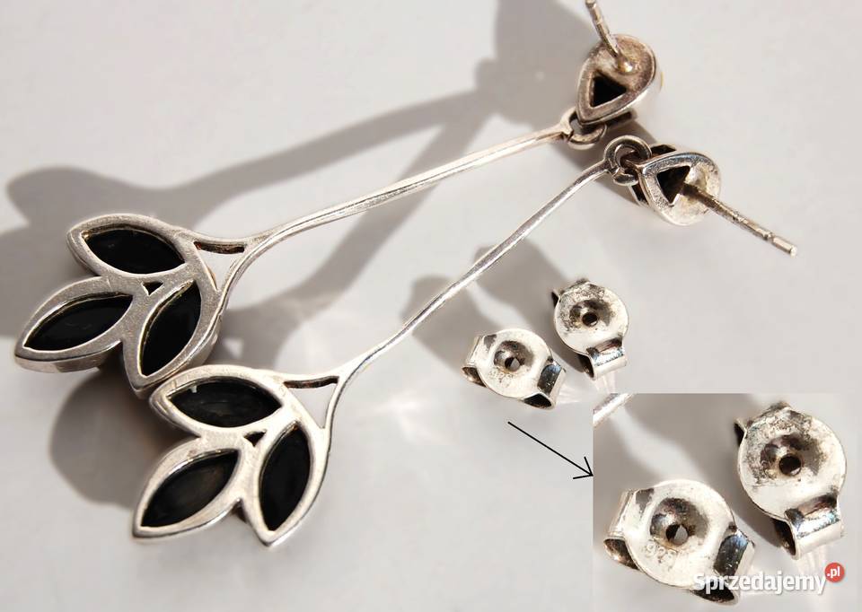 Łódź Wikingów drakkar wisior i kolczyki komplet Lublin