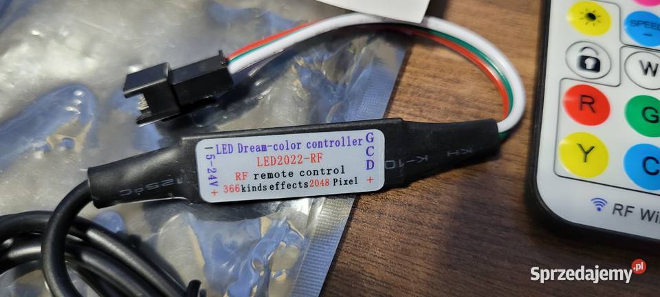 Sterownik LED z pilotem do taśm cyfrowych wej śląskie Sosnowiec