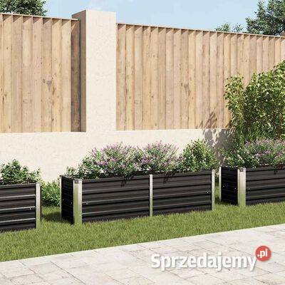 Podwyższona donica antracyt 160x40x45 Warszawa