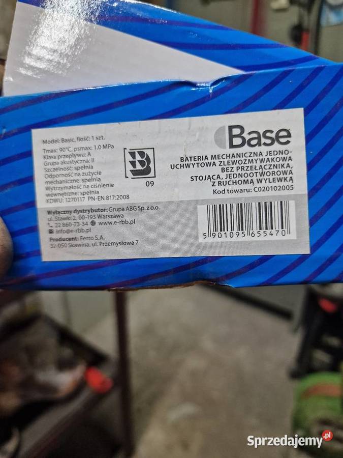 Bateria umywalkowa nowa Laryszów