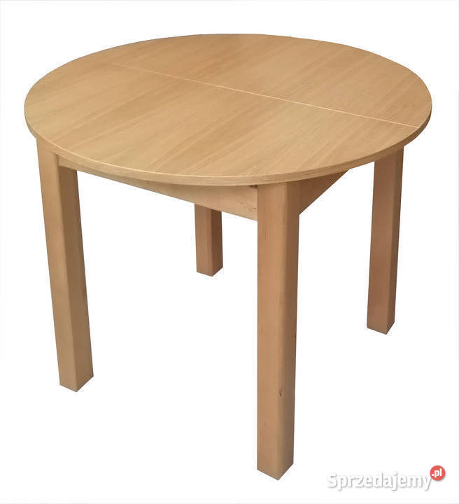 STÓŁ OKRĄGŁY ROZKŁADANY FI 90 40 ŁAWA KOLORY Tołkiny