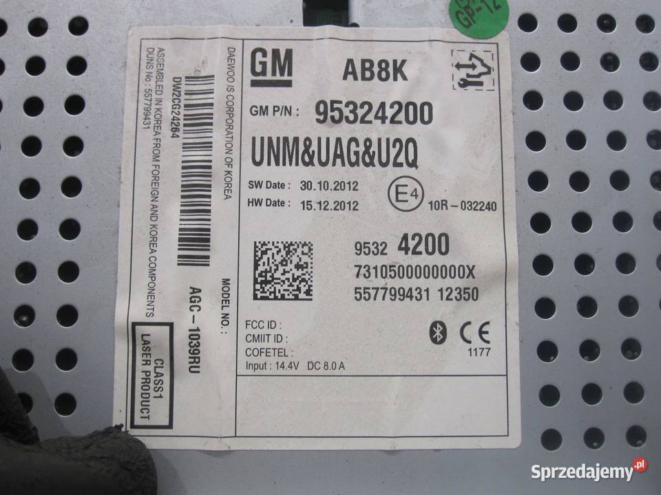 MOKKA A 13r radio CD 95129960 95324200