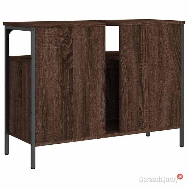Szafka pod umywalkę brązowy dąb 80x30x60 mazowieckie Warszawa