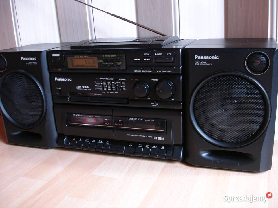 Radiomagnetofon PANASONIC RXDT610 lubuskie Zielona Góra