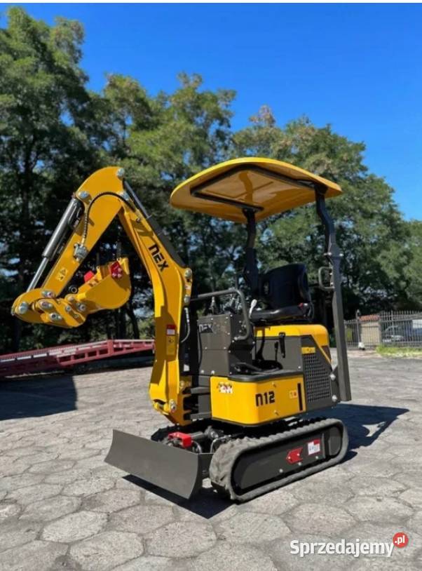 Nowa minikoparka NEX N12silnik YanmarLeasing Królików
