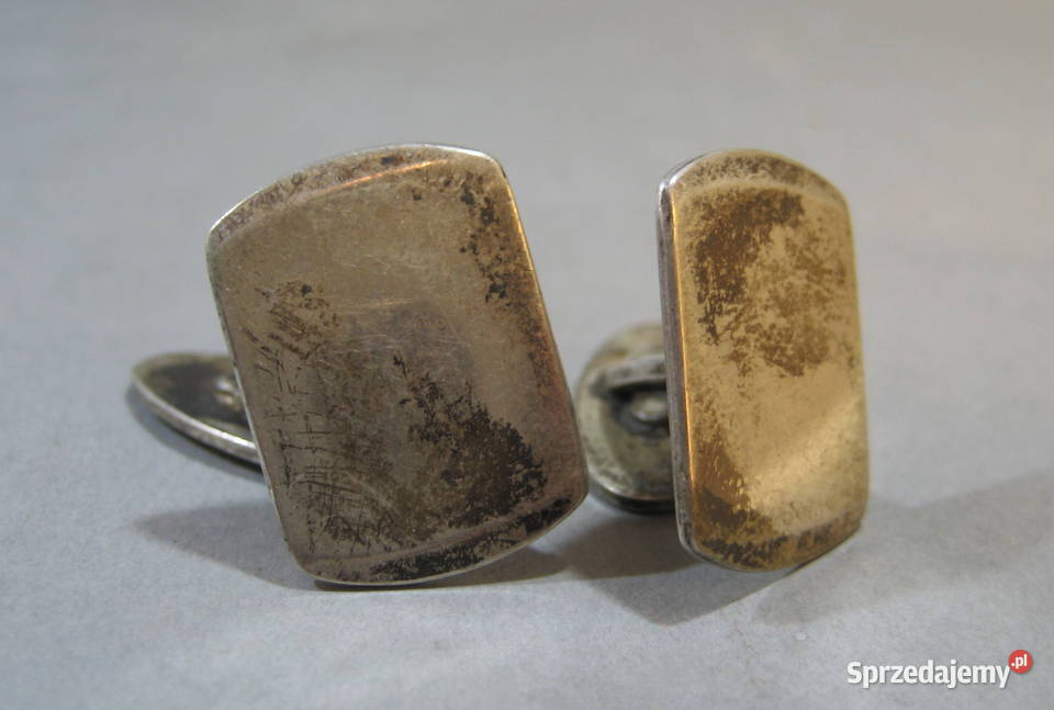 Srebrne spinki do mankietow Szwecja 1961 r srebro Warszawa sprzedam