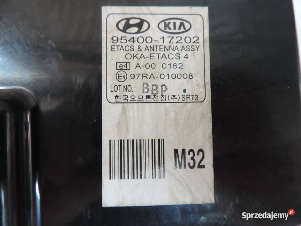 9540017202 MODUL STEROWNIK ECU HYUNDAI MATRIX Nowy Sącz