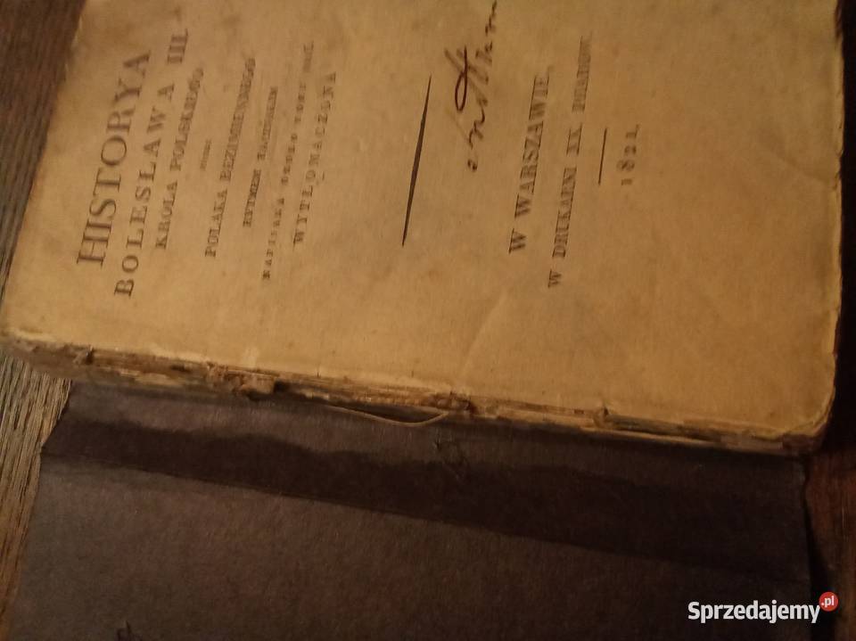 Hitorya Bolesława lll 1821 miękka Warszawa