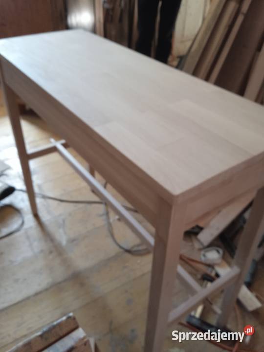 Konsola dębowa rustykalna vintage 98cm Żabno