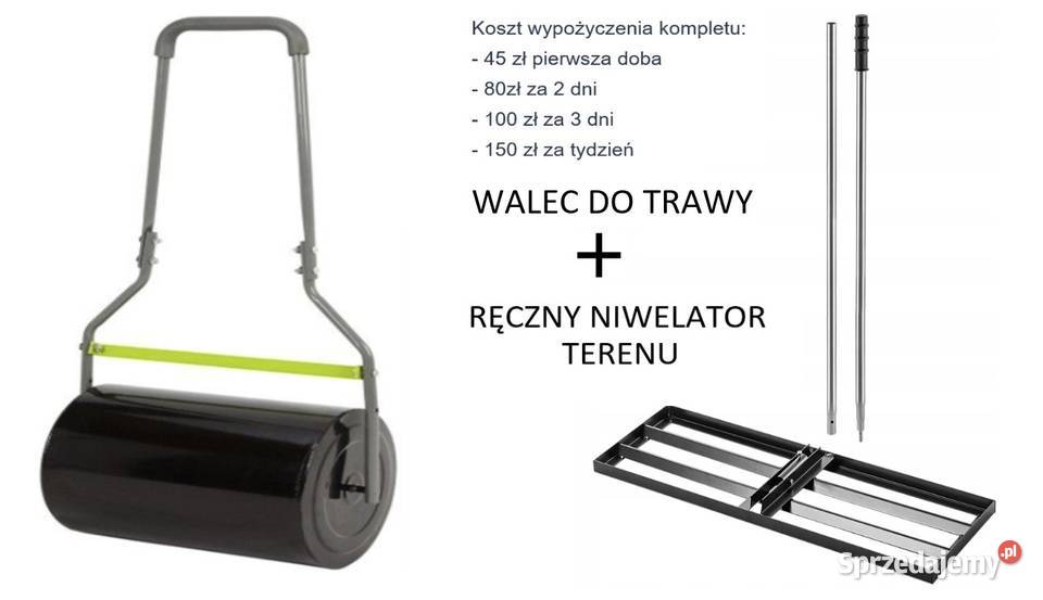 WALEC ogrodowy do trawnika ręczny NIWELATOR dolnośląskie
