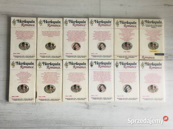 Książka Harlequin Romance 12 sztuk romanse łódzkie