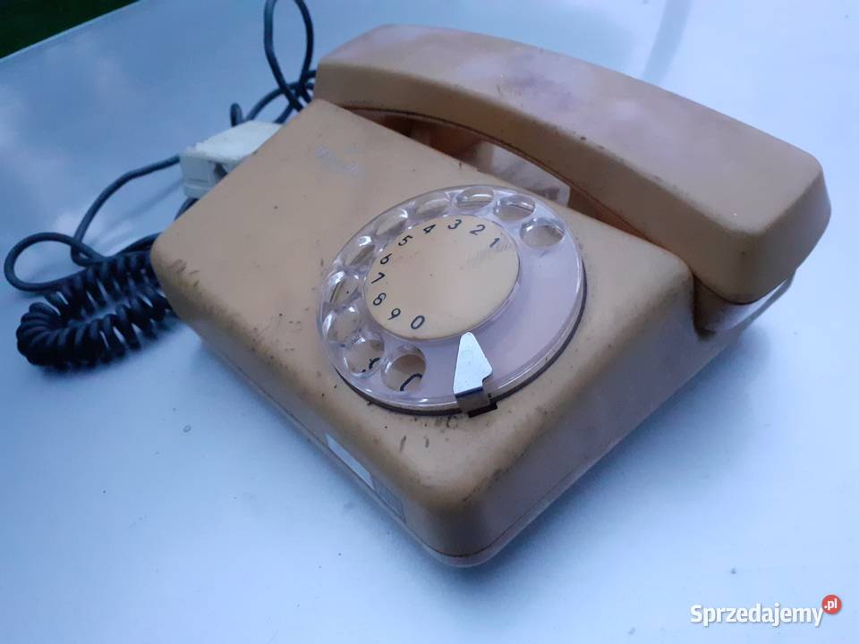 Telefon tarczowy TulipanTelkom RWT Elektrim PRL Telefony przewodowe kujawsko-pomorskie