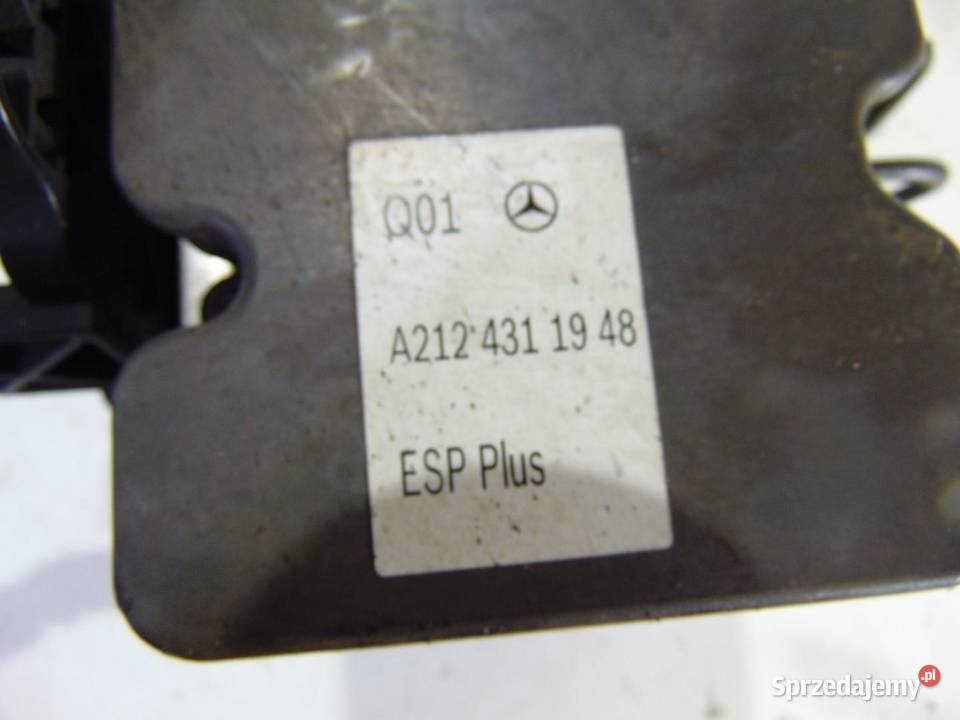 POMPA ABS ESP MERCEDES W212 22 CDI A2124311948 Układ hamulcowy wielkopolskie