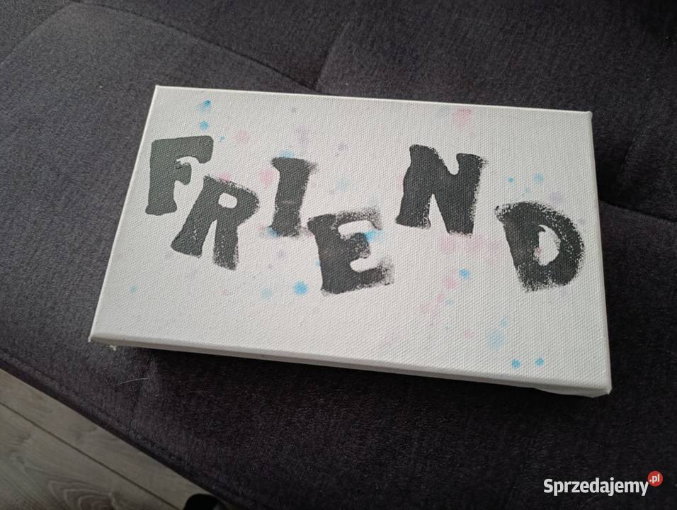 obrazek z napisem friend przyjaciel Poznań