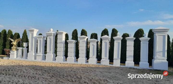 Dworkowe słupy ogrodzeniowe betonowe mazowieckie Płońsk sprzedam