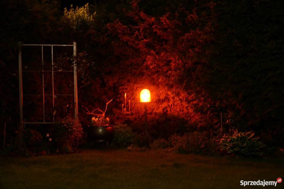 Lampa ogrodowa Zaskakujący desing Lampa z pasa Architektura ogrodowa Radzewice