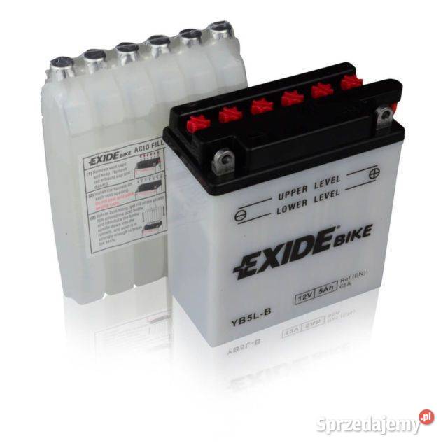 Akumulator motocyklowy EXIDE EB5LB YB5LB 12V 5Ah Tarnów