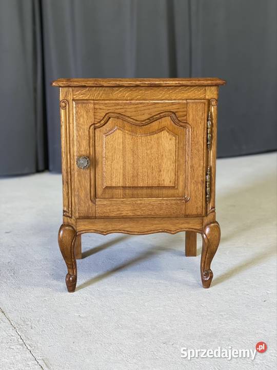 Dębowa szafka nocna pomocnik w stylu 43cm Budno