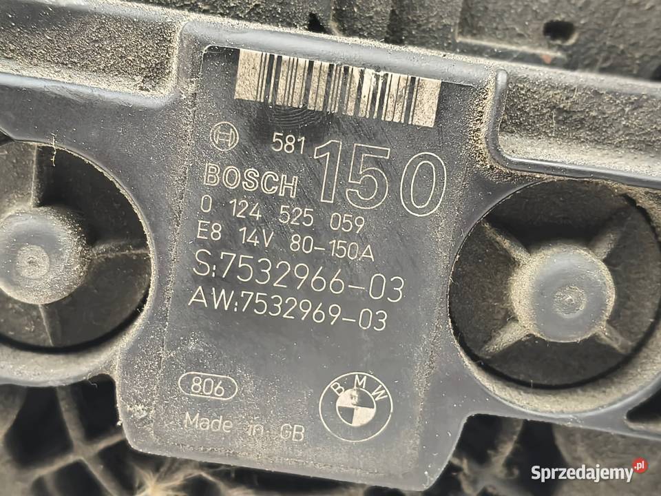 ALTERNATOR BMW E87 E90 20 i bosch 0124525059 Motoryzacja Chełm