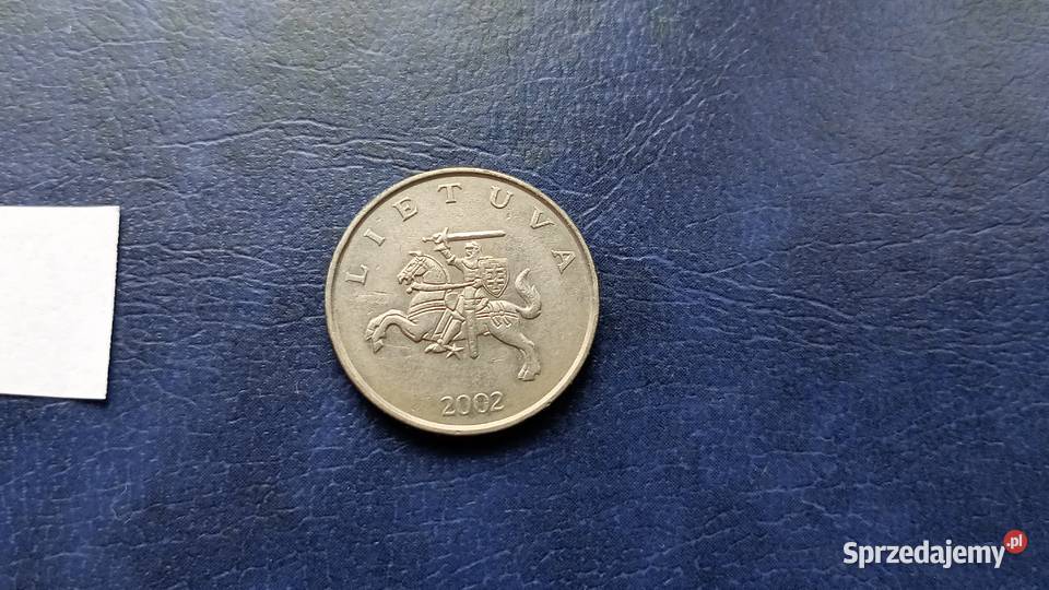 Stare monety 1 lit 2002 Litwa podkarpackie Lesko