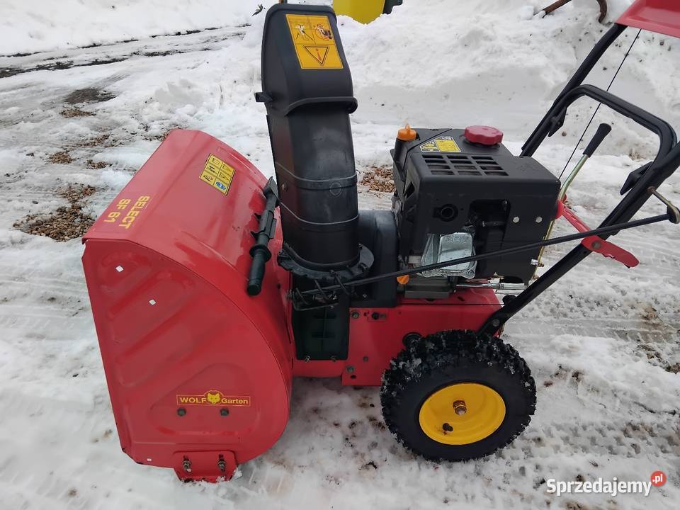 Odśnieżarka pług śnieżny Wolf Garten stan Odśnieżarki Konina