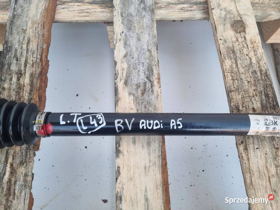 PÓŁOŚ Audi S5 A5 8T 42 V8 LEWA TYLNA półośka osobowe Części samochodowe Chełm sprzedam
