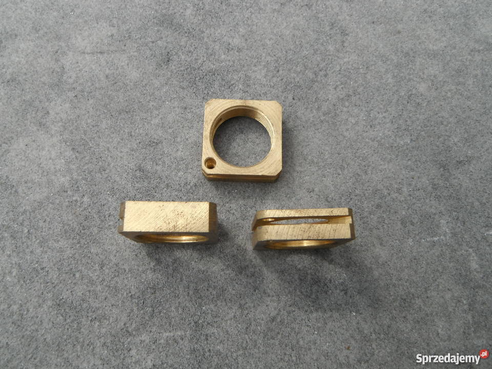 Tulejka podkładka gwintowana mosiężna uchwyt Chlewiska