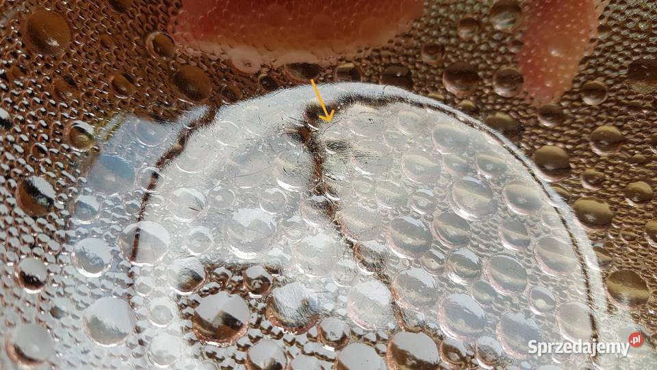 Miseczka Asteroid Ząbkowice kolorowe szkło PRL Dąbrowa Górnicza