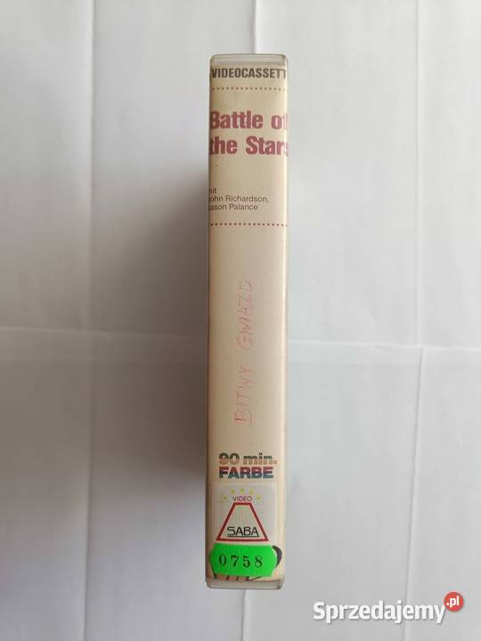 Battle of the stars Gwiezdne Bitwy kaseta VHS pomorskie sprzedam