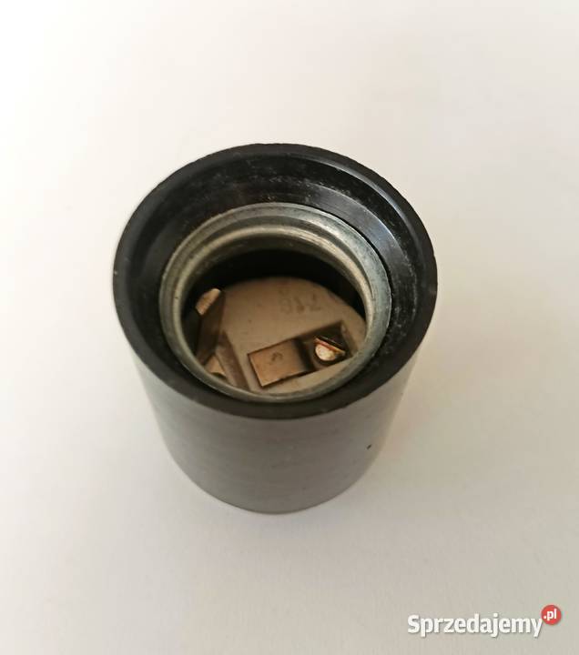 Oprawka żarówki E27 z PRLu vintage Łódź sprzedam