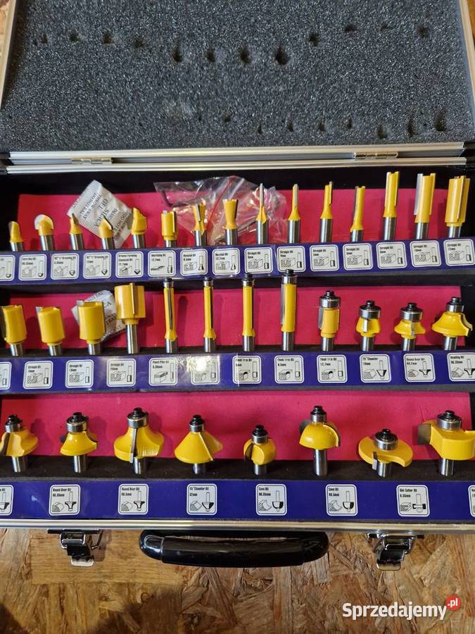 FREZY KSZTAŁTOWE DO DREWNA 35 el FREZ DO Głogowa sprzedam