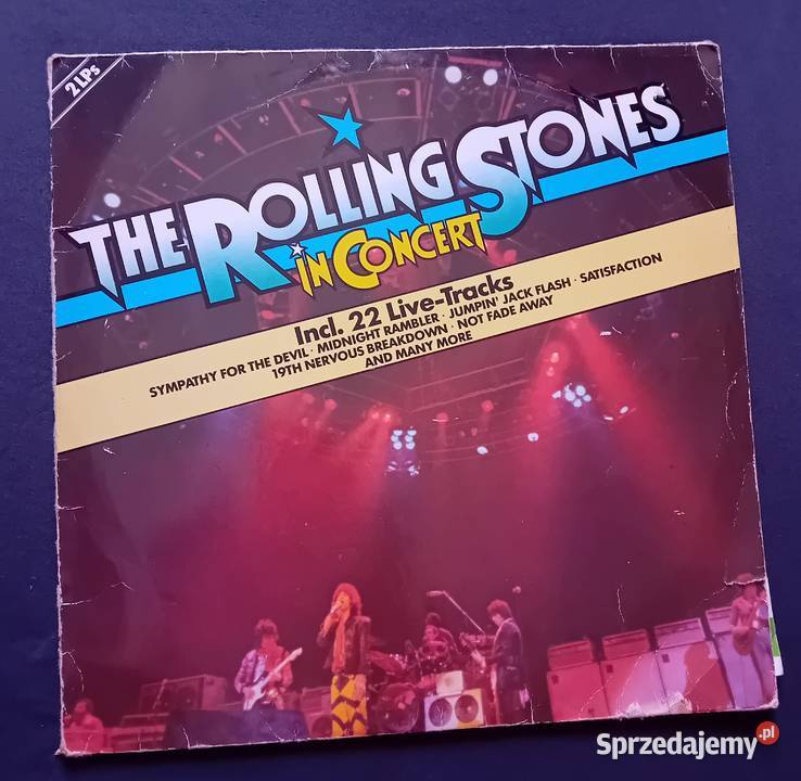 The Rolling Stones In Concert 2 LPs Decca 1981 r rock Koźminek